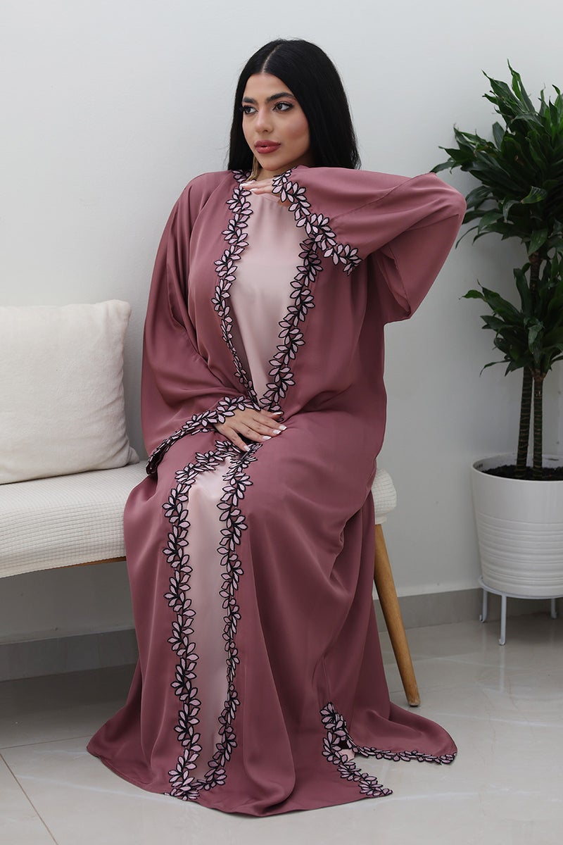 النخبة عباية همس الورد - Image 2