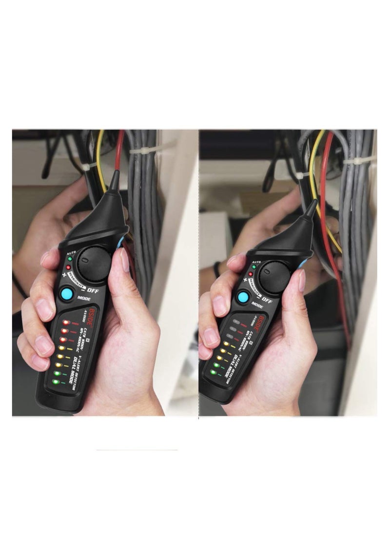 Generic - AVD06 Non-Contact Voltage Tester Pen for AC Power Outlets, 12-1000V, with Auto/Manual Modes, Adjustable Sensitivity, NCV Live Wire Detection, Color LED Indicator, and Flashlight. - Image 1