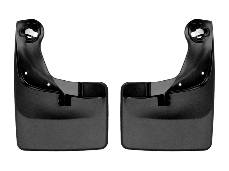 WeatherTech Custom No Drill Splash Guard MudFlaps for Ford F150 Front Pair 110134 Black
