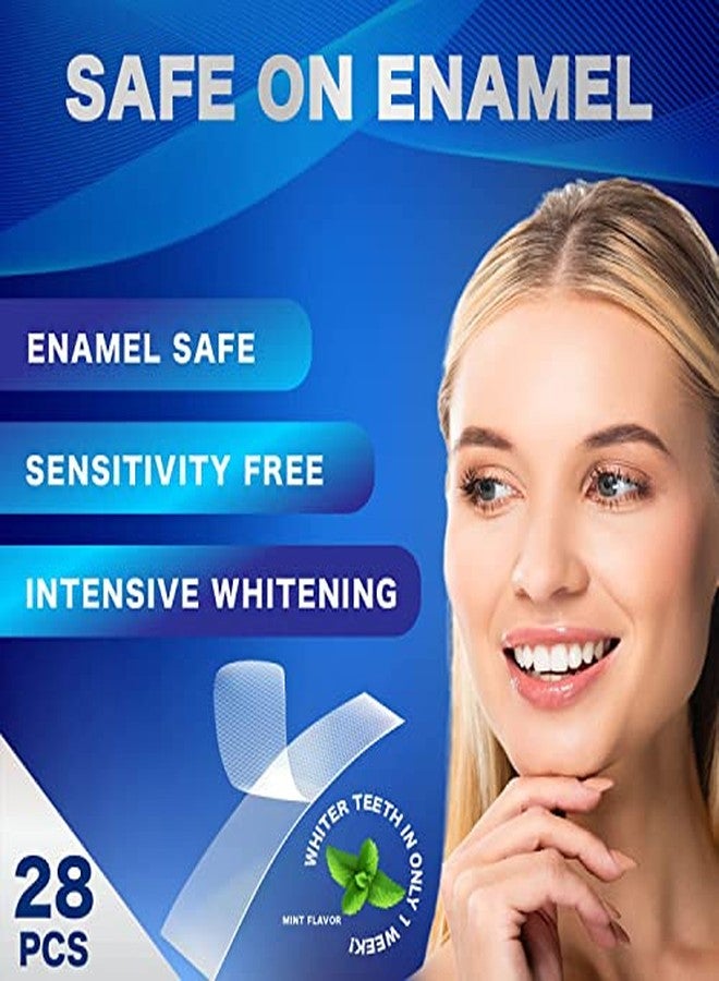 Waving Palms Sensitive Teeth Whitening Strips Kit: Professional Dental Whitening Set - 14 Hydrogen Peroxide-Free Treatments for Whiter Teeth - Effective & Gentle Teeth Whitener (28 PCS) - Image 5