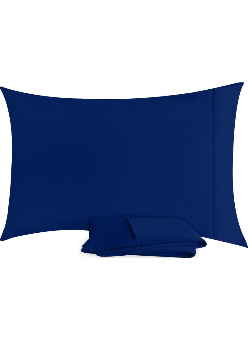 Utopia Bedding Utopia Bedding Standard Pillow Cases - 2 Pack - Envelope Closure - Soft Brushed Microfiber Fabric - Shrinkage and Fade Resistant Pillow Covers 20 X 26 Inches (Standard  Royal Blue)  - Image 3