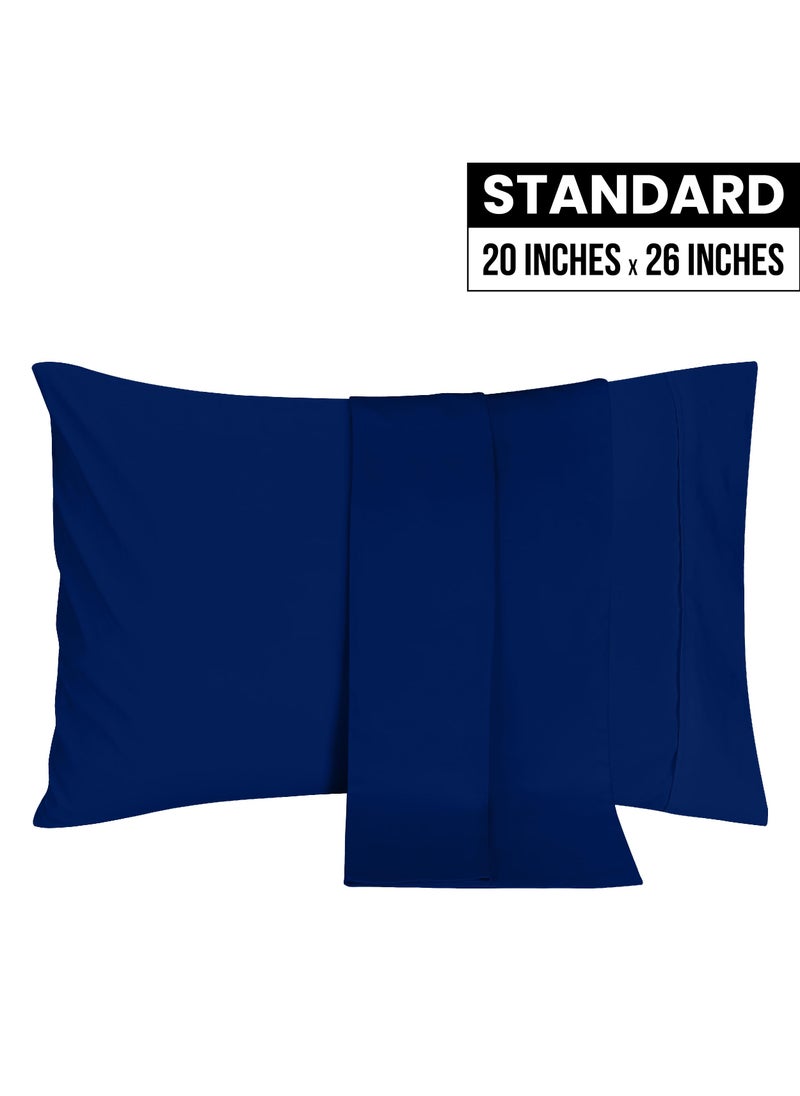 Utopia Bedding Utopia Bedding Standard Pillow Cases - 2 Pack - Envelope Closure - Soft Brushed Microfiber Fabric - Shrinkage and Fade Resistant Pillow Covers 20 X 26 Inches (Standard  Royal Blue)  - Image 2