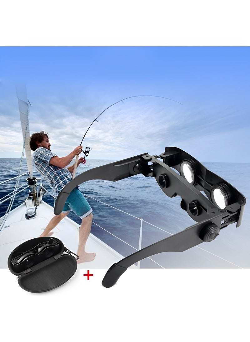REOCLE - Hands-Free Binocular Glasses for Fishing & Bird Watching & Sports & Concerts & Theater & Opera & TV & Sight Seeing Hands-Free Opera Glasses for Adults Kids - Image 1