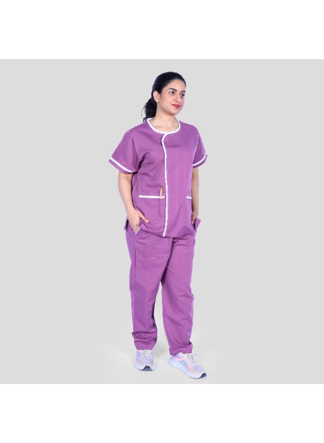 طقم سكراب موف بخط ابيض - Image 2