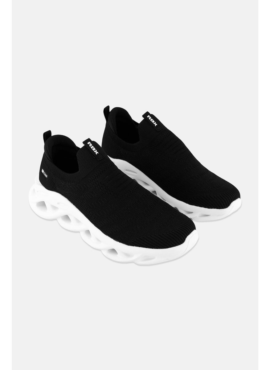 RBX Women Brand Logo Slip On Hiking Shoes, Black  - Image 1