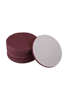 uxcell uxcell 5 Inch Scrubber Scouring Pads Drill Scuffing Disc Hoop and Loop Surface Conditioning Disc 8pcs  - Image 1