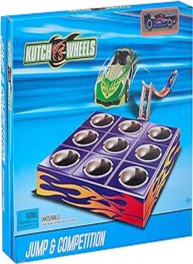 Kutch wheels jump and competition track with 1 metal car