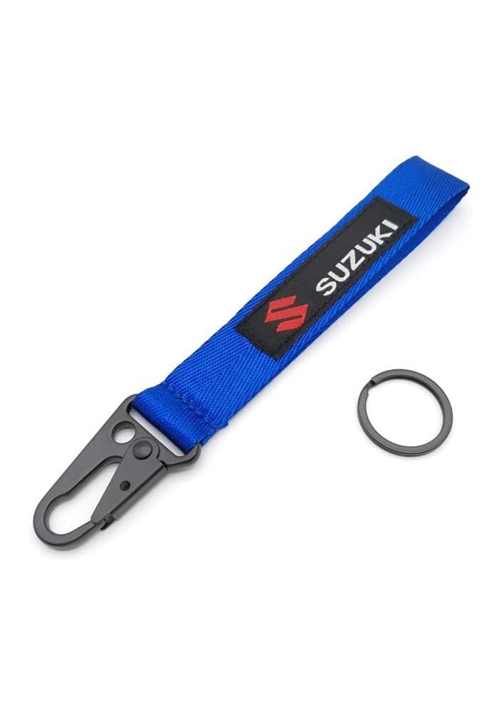 Suzuki Motorcycle Lanyard and Keychain Set - Image 4