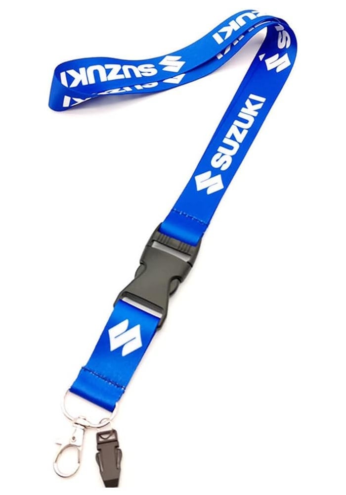 Suzuki Motorcycle Lanyard and Keychain Set - Image 3