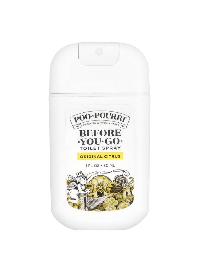 Poo-Pourri Poo-Pourri, Before-You-Go® Toilet Spray, Original Citrus, 1 fl oz (30 ml)  - Image 1