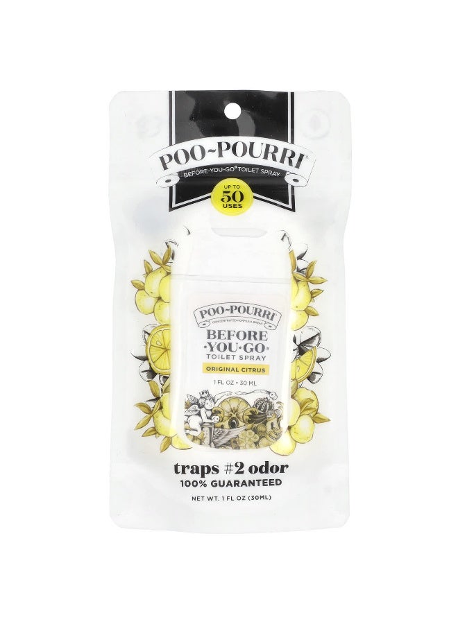 Poo-Pourri Poo-Pourri, Before-You-Go® Toilet Spray, Original Citrus, 1 fl oz (30 ml)  - Image 2