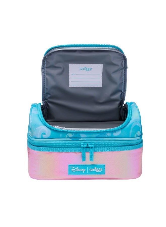 Smiggle Cartoon print bento bag, double-layered, large capacity, insulated lunch bag for students, suitable for school, picnics, and other occasions. - Image 3