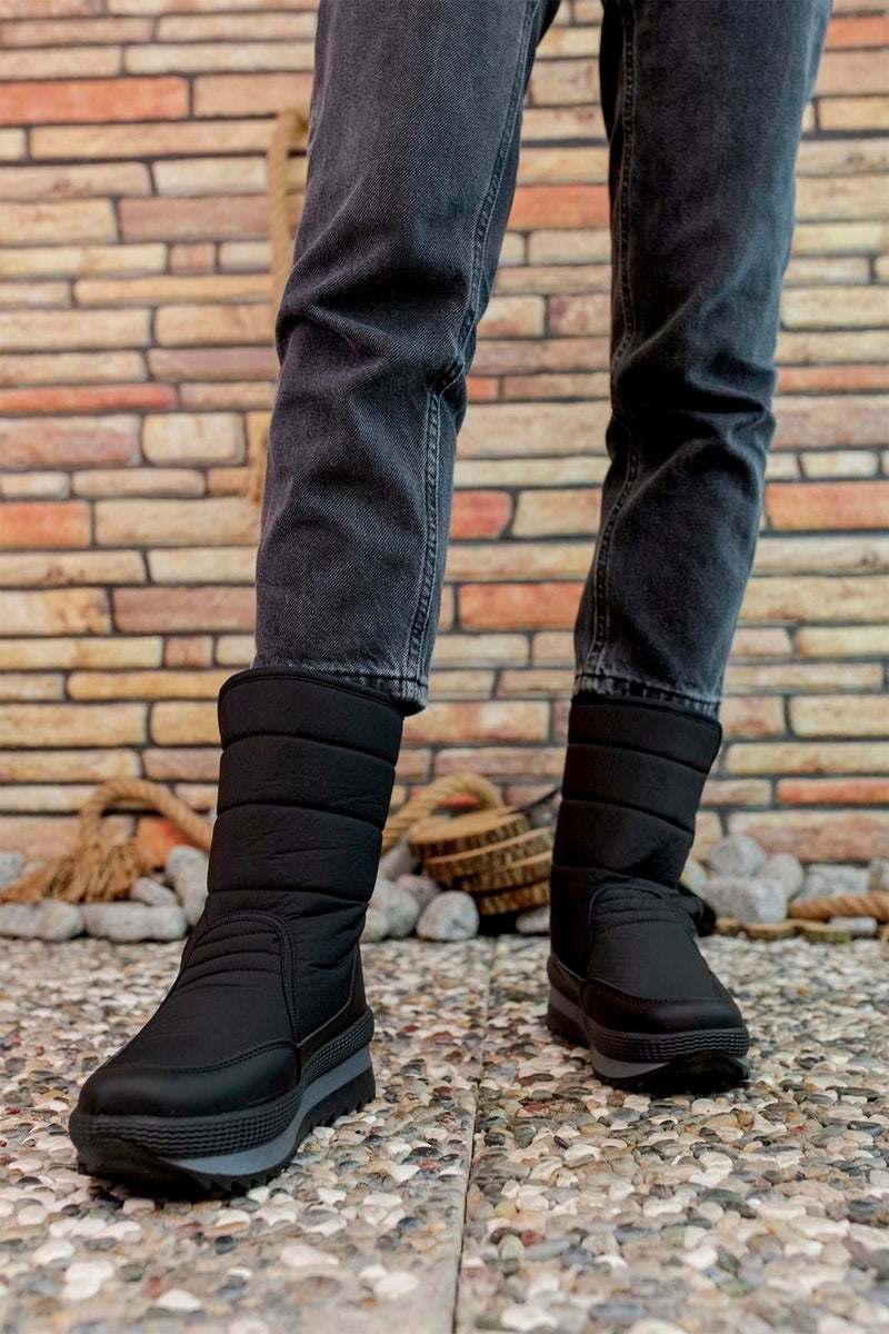 Riccon Unisex Snow Boots 0012802BLACK - Image 5