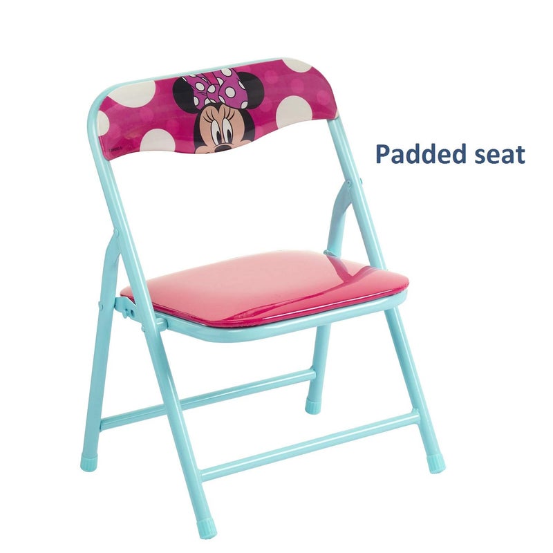 Minnie Jakks Pacific Minnie Jr Activity Table Set with One Chairs ,Teal and Red - Image 4