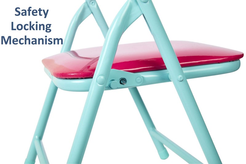 Minnie Jakks Pacific Minnie Jr Activity Table Set with One Chairs ,Teal and Red - Image 5