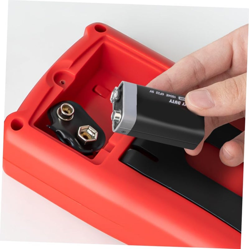 DOITOOL Digital Multimeter Portable Handheld Auto-ranging Multimeter for Electrical Repair with Ac Dc Voltage Resistance Measurement, Home and Electrician Testing Tool, Red - Image 5