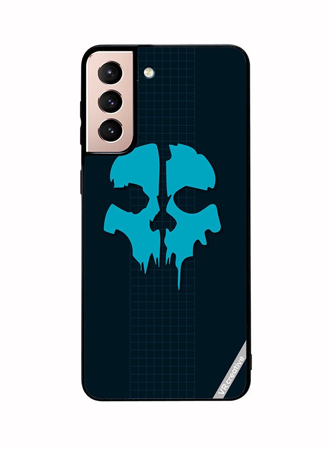 VR CREATIVE Protective Case Cover For Samsung Galaxy S21 Plus 5G Call Of Duty Ghosts Design Multicolour - Image 1
