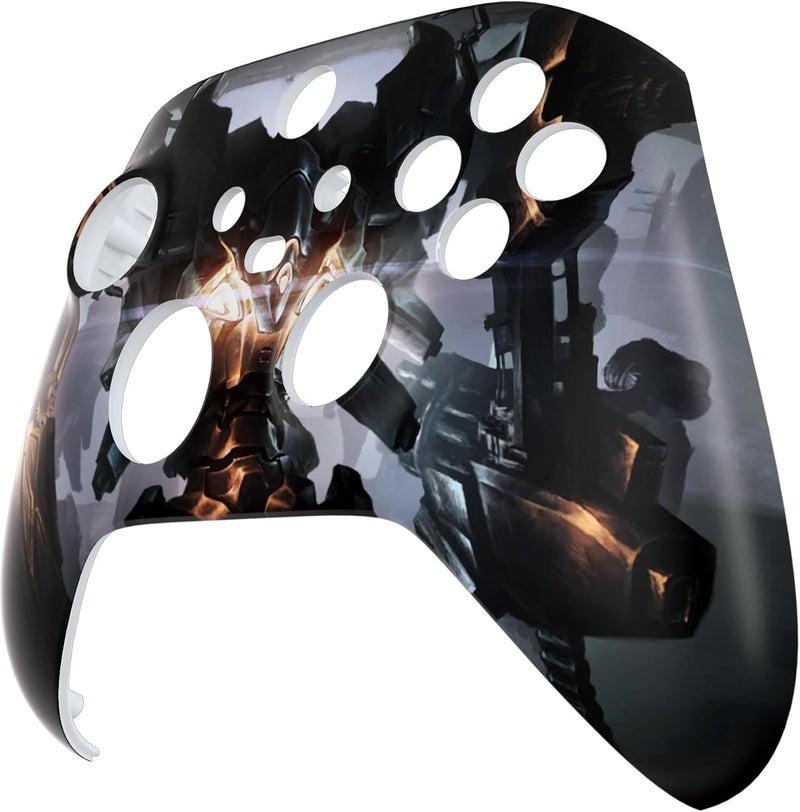 eXtremeRate غلاف مخصص من لوحدة تحكم Xbox Series X/S، بتصميم أزرق فاتح وملمس ناعم، مناسب لوحدة Xbox Core اللاسلكية [الوحدة غير مشمولة في العبوة]. - Image 5