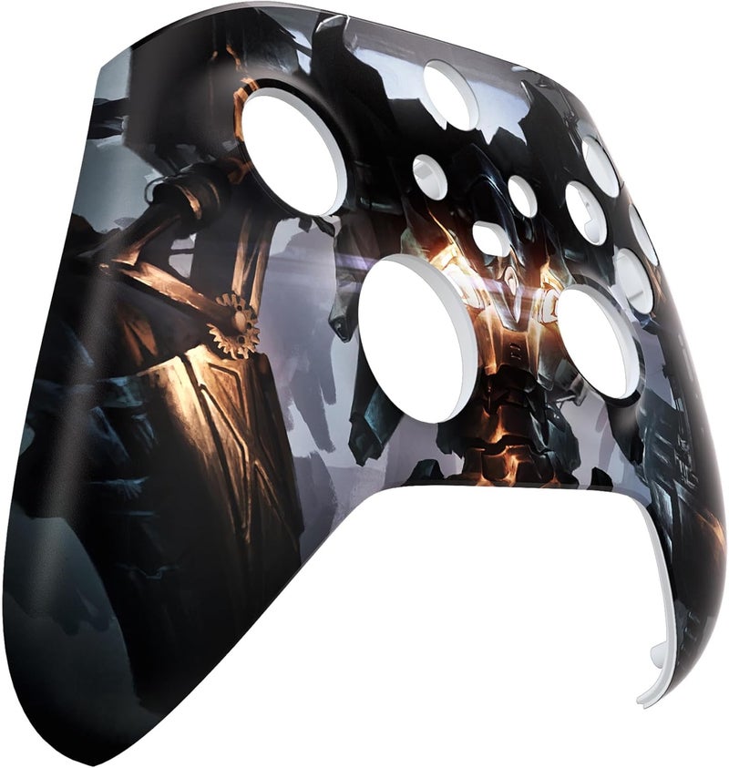 eXtremeRate غلاف مخصص من لوحدة تحكم Xbox Series X/S، بتصميم أزرق فاتح وملمس ناعم، مناسب لوحدة Xbox Core اللاسلكية [الوحدة غير مشمولة في العبوة]. - Image 4