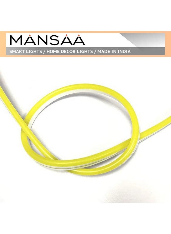 MANSAA MANSAA Neon Light Strip | 18 Months Warranty | 5 Meters/16.4 ft, Led Strip Light, Strip Lights for Home Decoration, Neon Light for Indoor & Outdoor, 12V Adaptor, Shockproof & Waterproof (Yellow) - Image 5