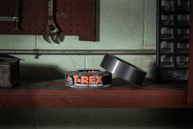 T-Rex Tape Heavy Duty Duct Tape With Uv Resistant & Waterproof Backing For Ferociously Strong Repairs, 1.88" X 30 Yd, Gunmetal Grey, 1 Roll - Image 2
