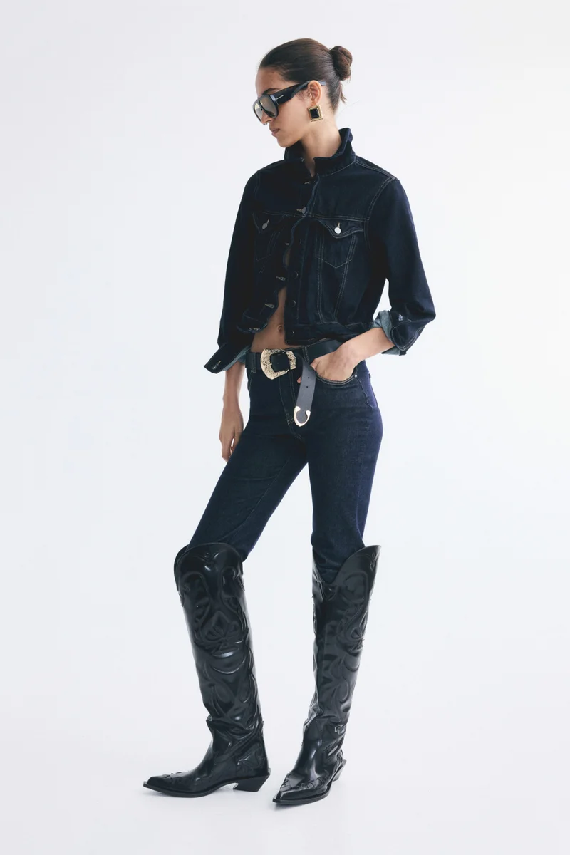 H&M  Wire boning denim jacket for Women | Best Price UAE
