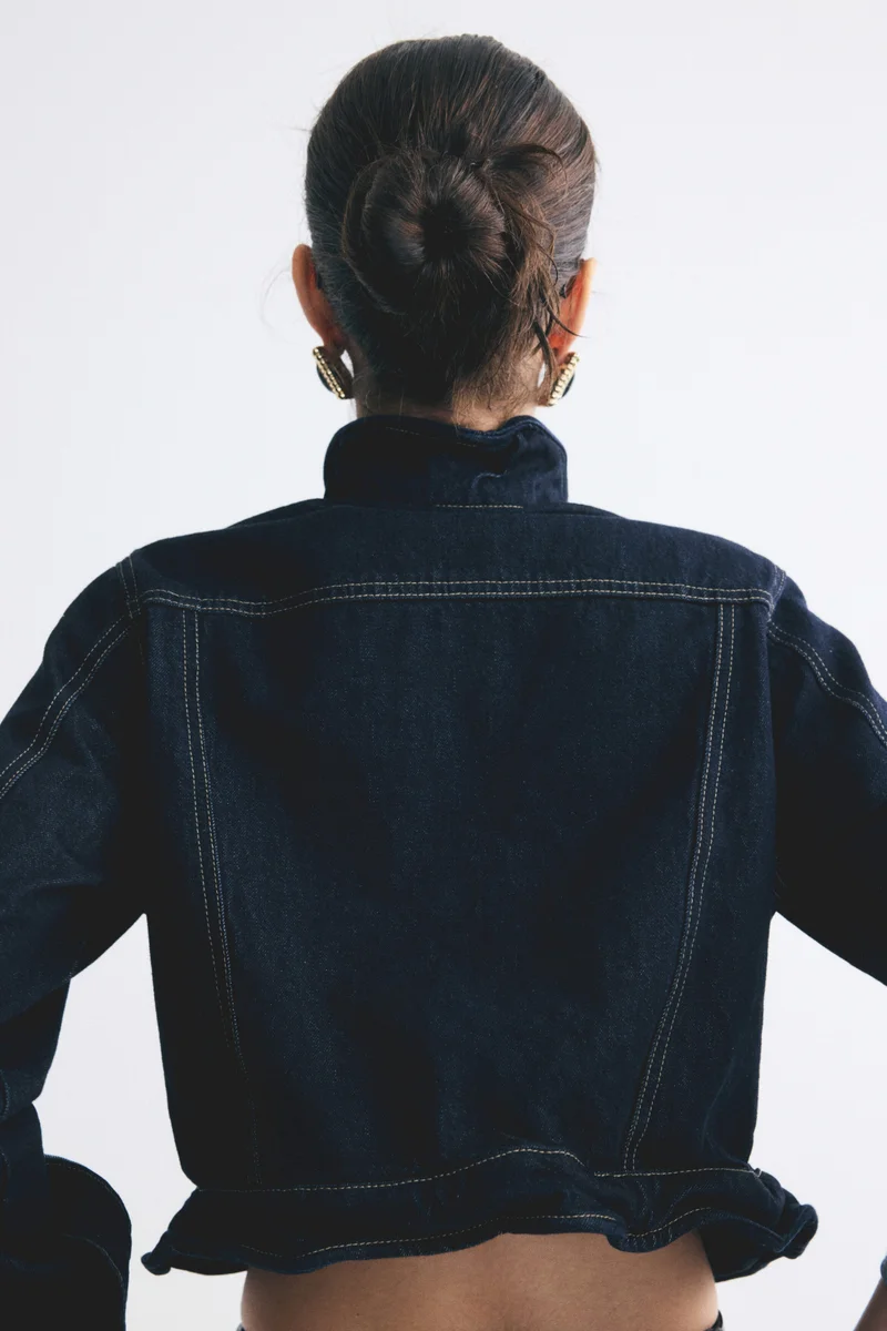 H&M  Wire boning denim jacket for Women | Best Price UAE