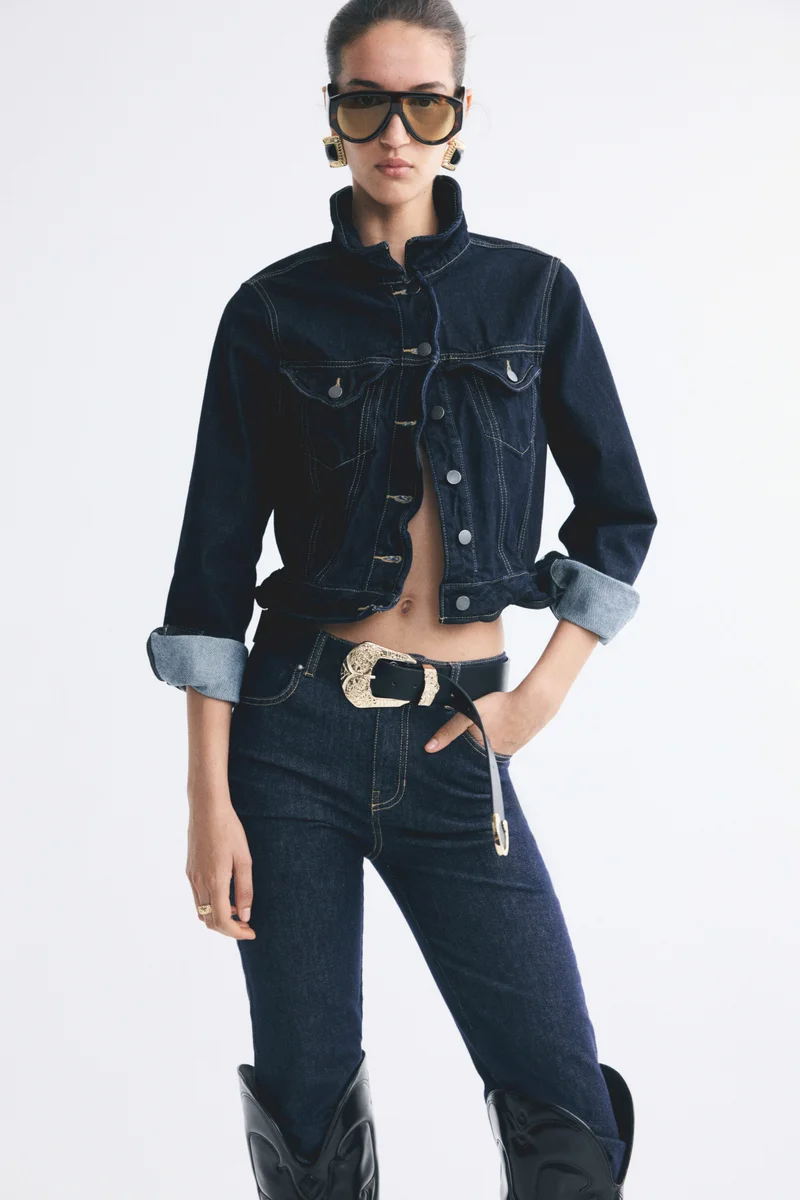 H&M  Wire boning denim jacket for Women | Best Price UAE