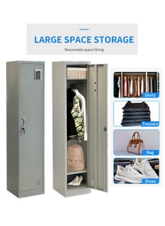 Living Single Door File Cabinet Metal Locker 42*38*180cm  - Image 3