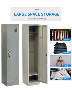 Living Single Door File Cabinet Metal Locker 42*38*180cm  - Image 4