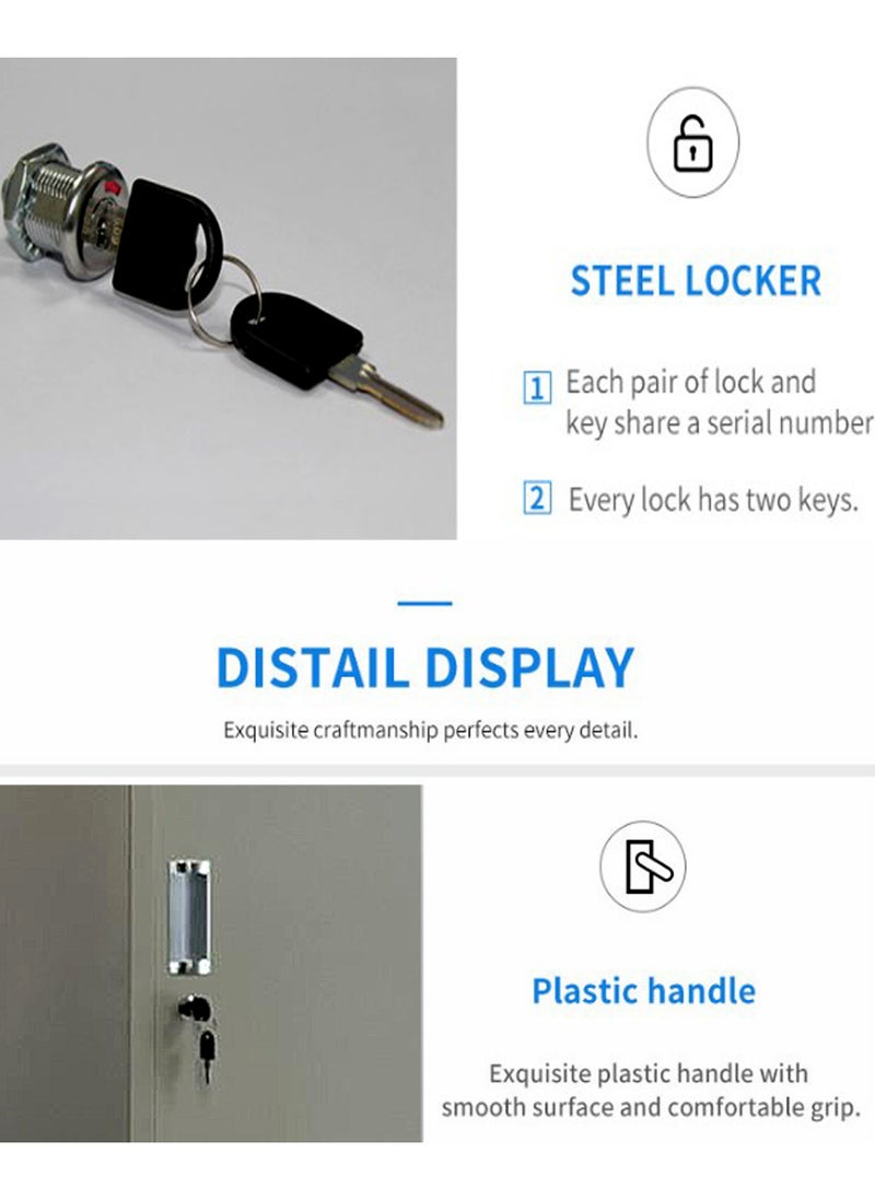 Living - Single Door File Cabinet Metal Locker 42*38*180cm - Image 1