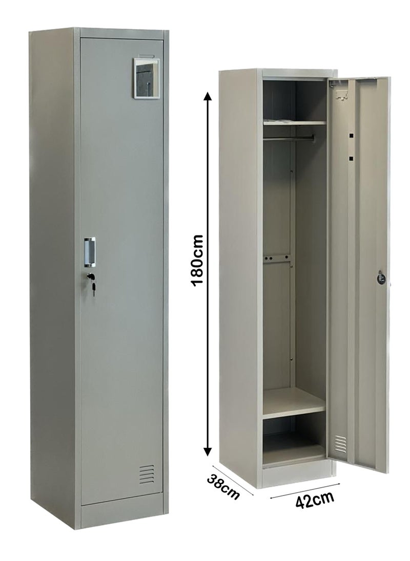 Living - Single Door File Cabinet Metal Locker 42*38*180cm - Image 1