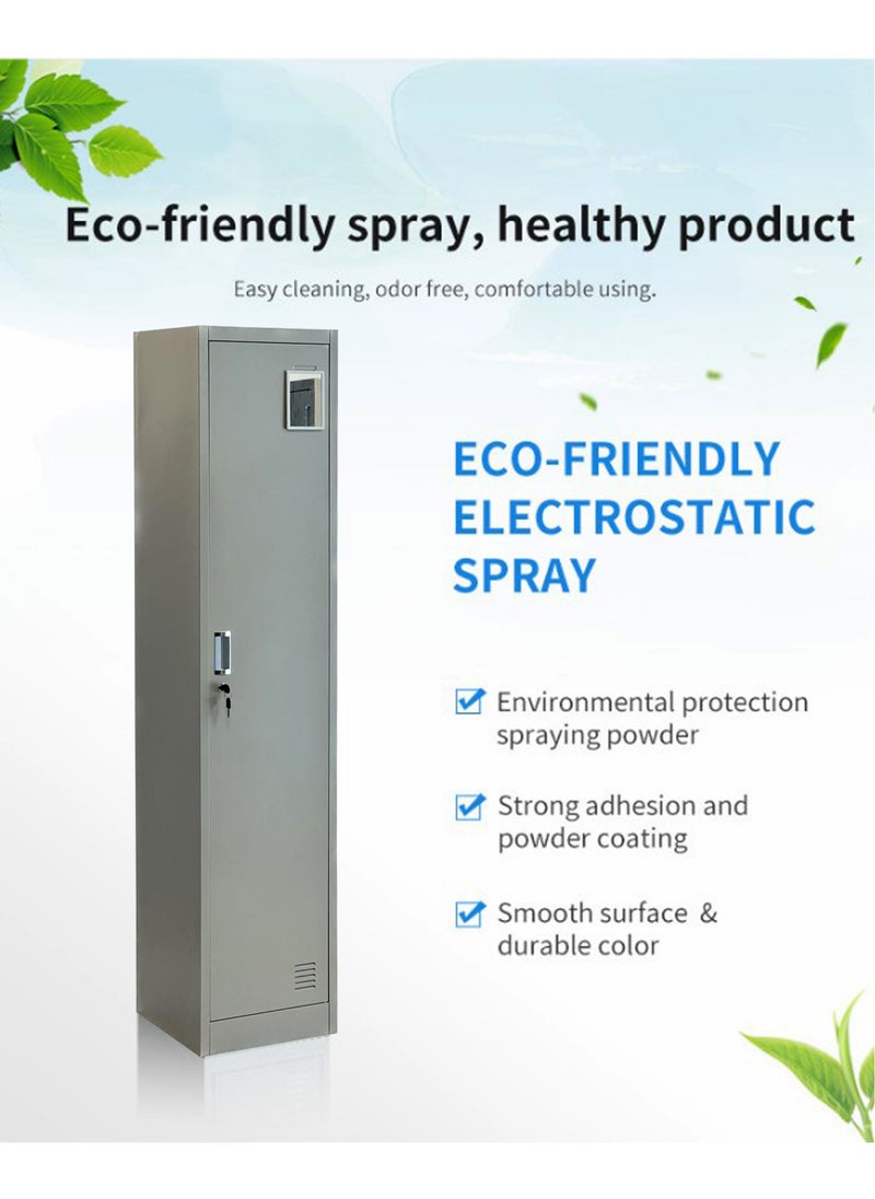 Living - Single Door File Cabinet Metal Locker 42*38*180cm - Image 1