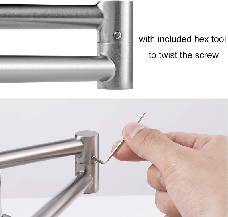 IBOO 6-Light Adjustable Dimmable Track Lighting Kit, Flexible Foldable Arms,Satin Nickel Kitchen,Hallyway Bed Room Lighting Fixture, GU10 Base Bulbs not Included - Image 4
