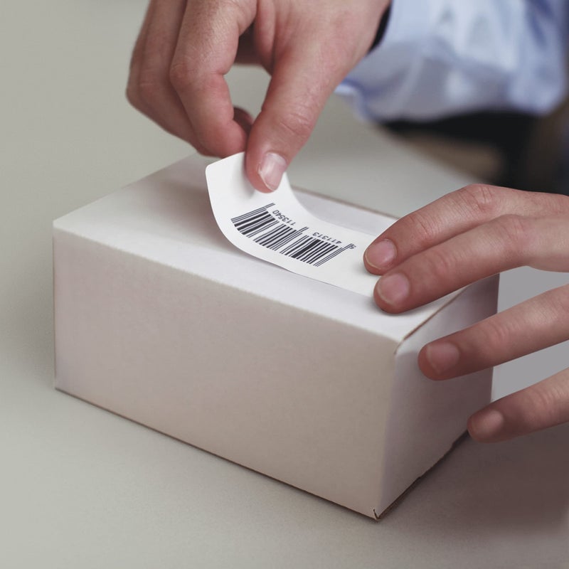 DYMO Authentic LW File Barcode Labels for LabelWriter Label Printers, White, 3/4" x 2-1/2", 1 Roll of 450 - Image 4