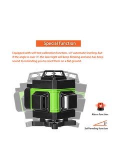 Multifunctional 4D 16 Lines Laser Level 3° Self-leveling Machine USB Rechargeable Lithium Battery Leveling Tool with 1.2M 3-Heights Adjustable Alloy Extension Bar Tripod Stand - pzsku/ZC8172165FEBC342E350CZ/45/_/1703496881/0e3a515f-1f15-4647-93da-24eb4b4f0460