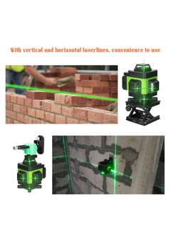 Multifunctional 4D 16 Lines Laser Level 3° Self-leveling Machine USB Rechargeable Lithium Battery Leveling Tool with 1.2M 3-Heights Adjustable Alloy Extension Bar Tripod Stand - pzsku/ZC8172165FEBC342E350CZ/45/_/1703496891/41e5a844-bbe6-44dd-ab61-f264cee64e29