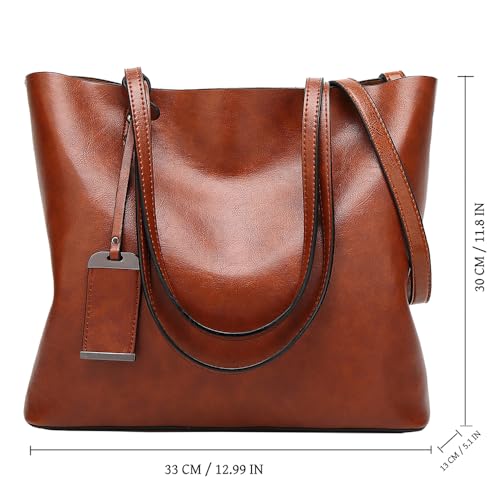 ALARION Women Top Handle Satchel Handbags Shoulder Bag Messenger Tote Bag Purse - Image 3
