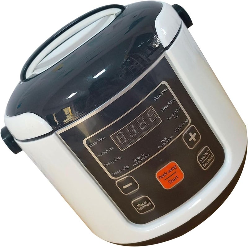 Domary Small Electric Rice Cooker Portable Mini Travel Keep Warm Function 2L for 2‑4 People (24V) - Image 2