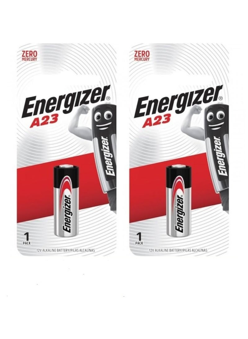 Energizer 2-Pieces Energizer 23A Zero Mercury Alkaline 12V Batteries  - Image 1