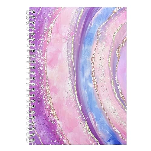 YUATCYA Reusable Sticker Collecting Book Storage Album A5 Size Sticker Organizer Collection Notebook for Adults with 32 Sheets Blank Release Paper (Pink) - Image 1