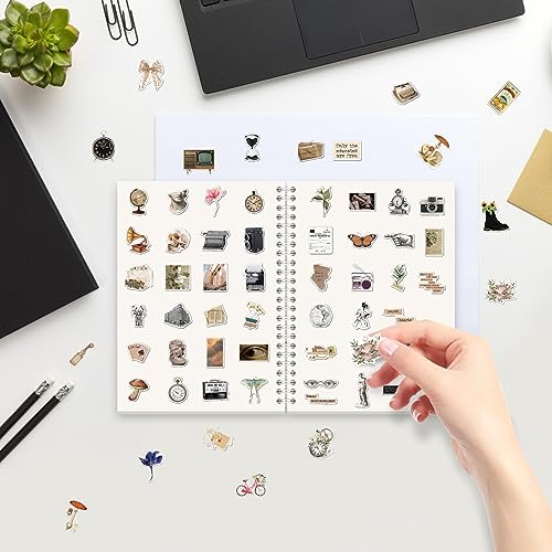 YUATCYA Reusable Sticker Collecting Book Storage Album A5 Size Sticker Organizer Collection Notebook for Adults with 32 Sheets Blank Release Paper (Pink) - Image 4