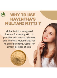 Havintha Natural Multani Mitti Powder For Face, Lightens & Brightens Skin, Each 227G (Pack Of 1)  - Image 5
