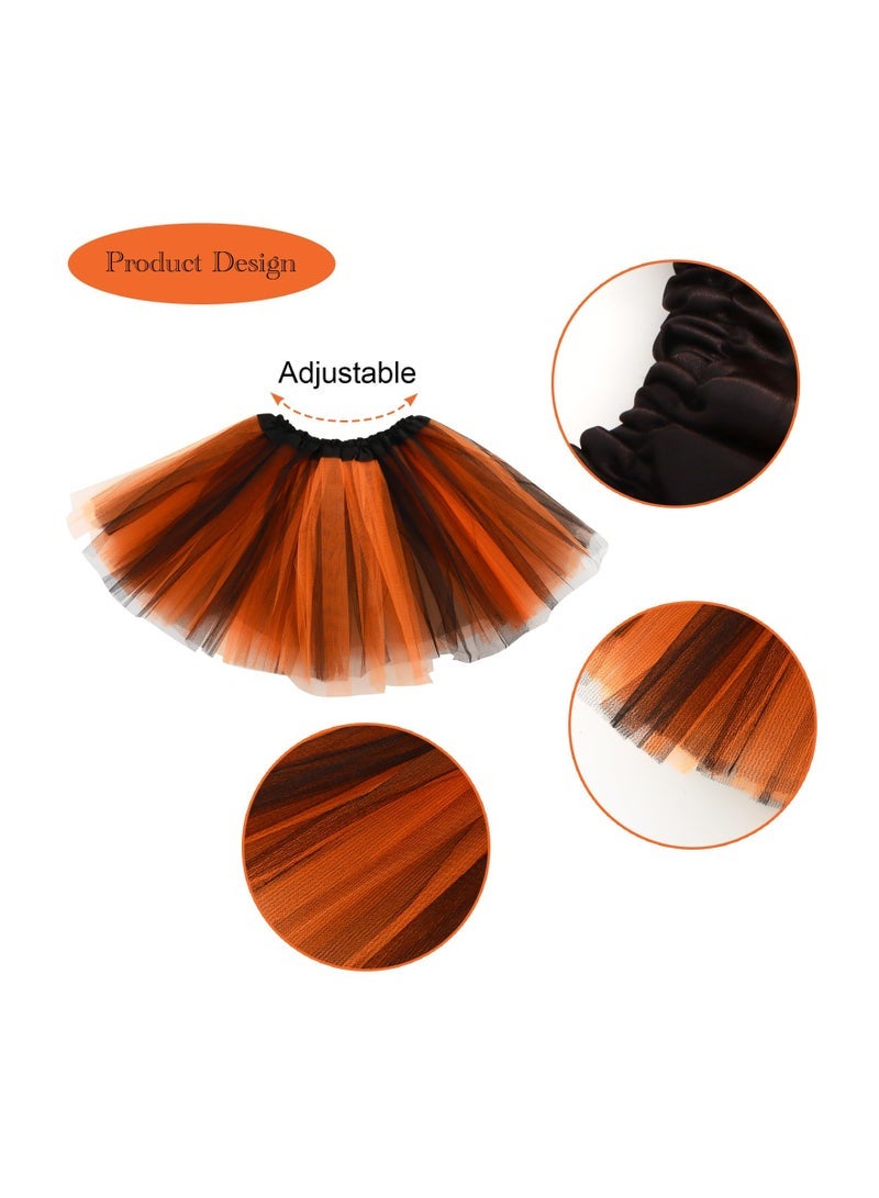 كابتن تيك 5 Pcs Kids Girls Tiger Costume Set,Tiger Ear Headband Nose Tail,Bow Tie and Tutu Skirt Costume Accessory Set for Cosplay Costume Party Decor DIY,Animal Fancy Dress Costume Kit Animal Costume - Image 5