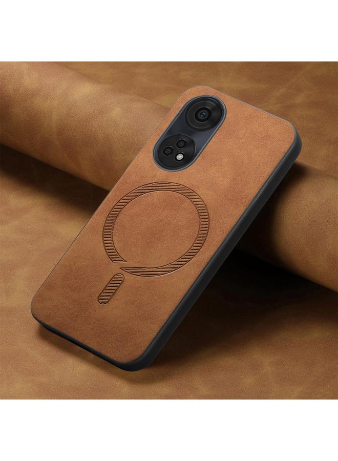 اس-توب جراب خلفي مغناطيسي من البولي يوريثان لهاتف OPPO Reno10 Pro+ 5G Retro Magsafe - Image 2