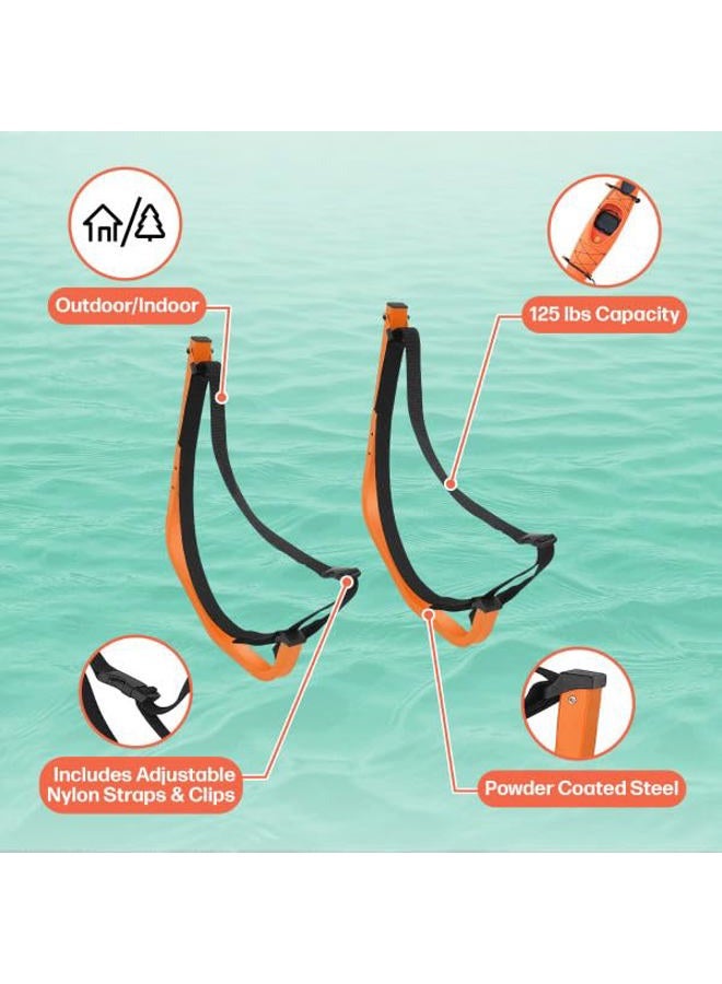 RAD Sportz Easy Hanger Kayak Rack and Stand-Up Paddle Board Holder Yellow Holds up to 125 Pounds - Image 3