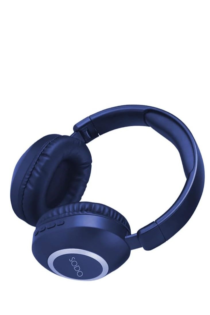 SODO SD-1104 Wireless Headphones with Bluetooth 5.0 | High-Quality Microphone, SD Card Support, 3.5mm Jack, and Noise Cancelling | Foldable Headphones with Stylish and Colorful Design  - Image 3