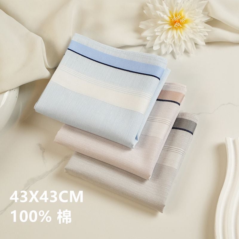 43Cm Cotton Sweat-Absorbent Handkerchief Universal 100% Cotton Handkerchief - Image 1