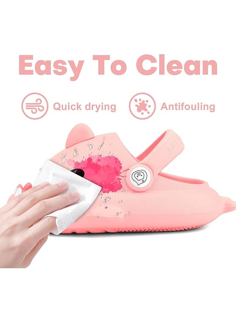 DubaiGallery Cute Shark Clogs for Kids Waterproof Soft Sole Sandals Lightweight Non Slip Cartoon Summer Beach Casual Shoes for Boys Girls - Image 5