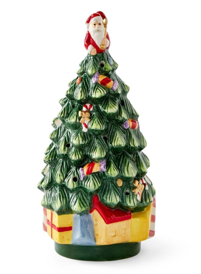 Spode Christmas Tree Figural Napkin Holder, Holiday Organizer for Dining Table, Kitchen - Beautiful Ceramic Storage & Festive Table Accessory - Christmas Celebrations & Home Decoration - Image 1